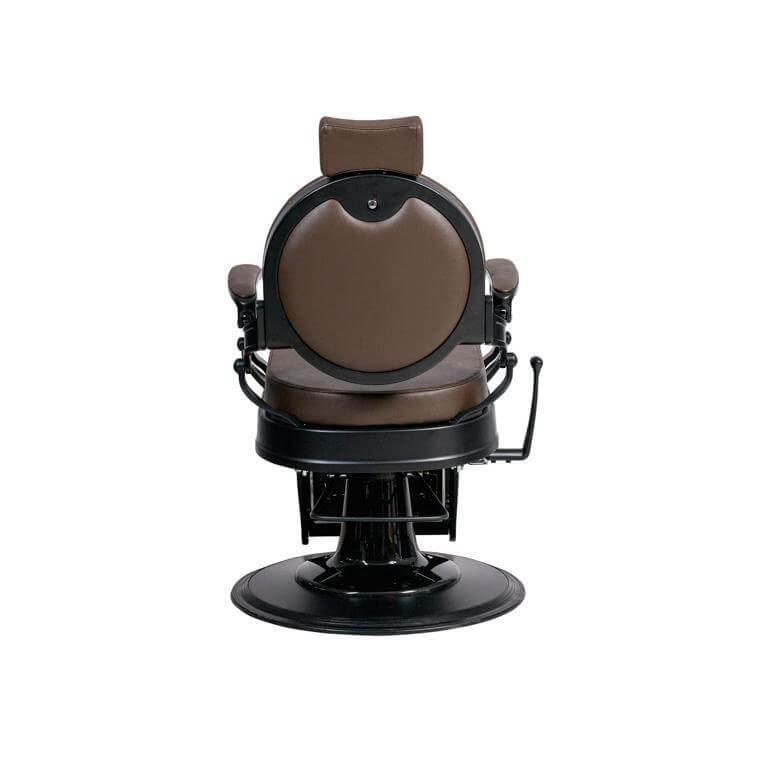 Fauteuil barbier ›WEABUZ BLACK DARK BROWN‹ Swisshairdesign