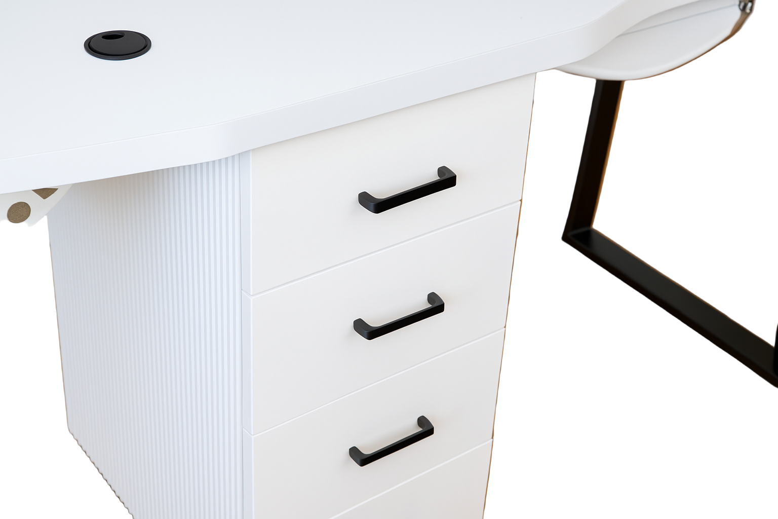 Table de manucure ›ANADUO BLACK‹ Swisshairdesign