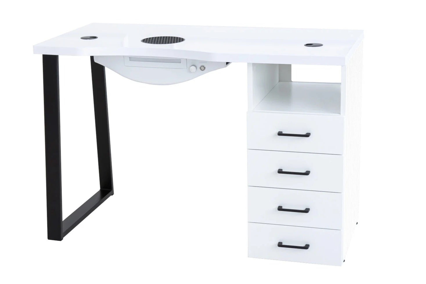 Table de manucure ›ANAPRI BLACK‹ Swisshairdesign