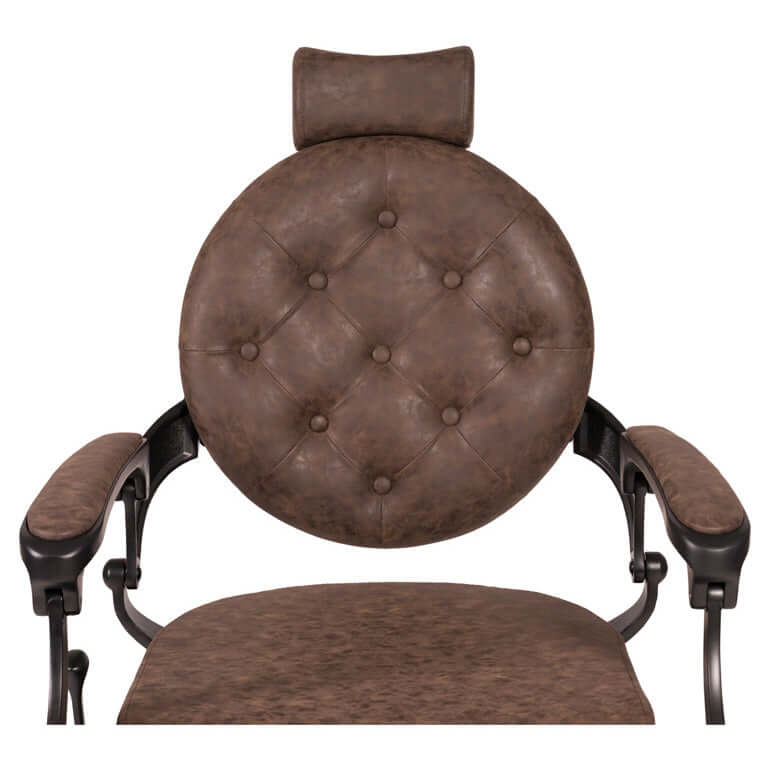 Fauteuil Barbier ›WEABUZ BLACK OLD BROWN‹ Swisshairdesign