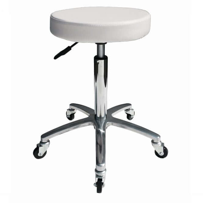 Tabouret ›HAYCON - SIMILICUIR BLANC‹ SwissHairDesign