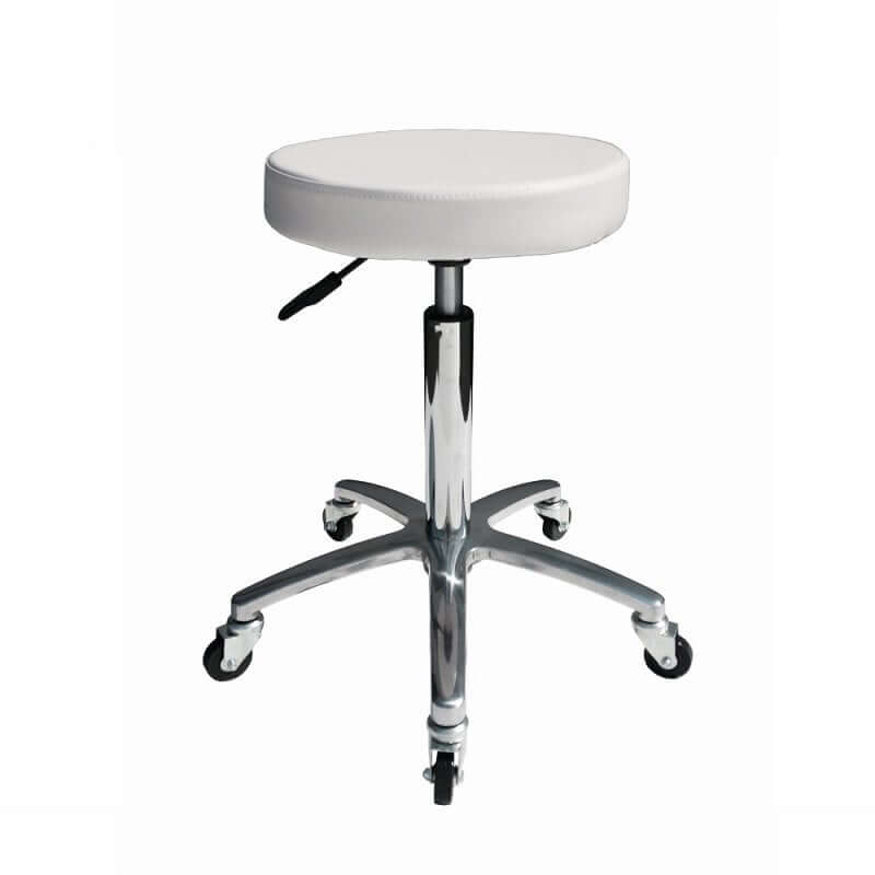 Tabouret ›HAYCON - SIMILICUIR BLANC‹ SwissHairDesign