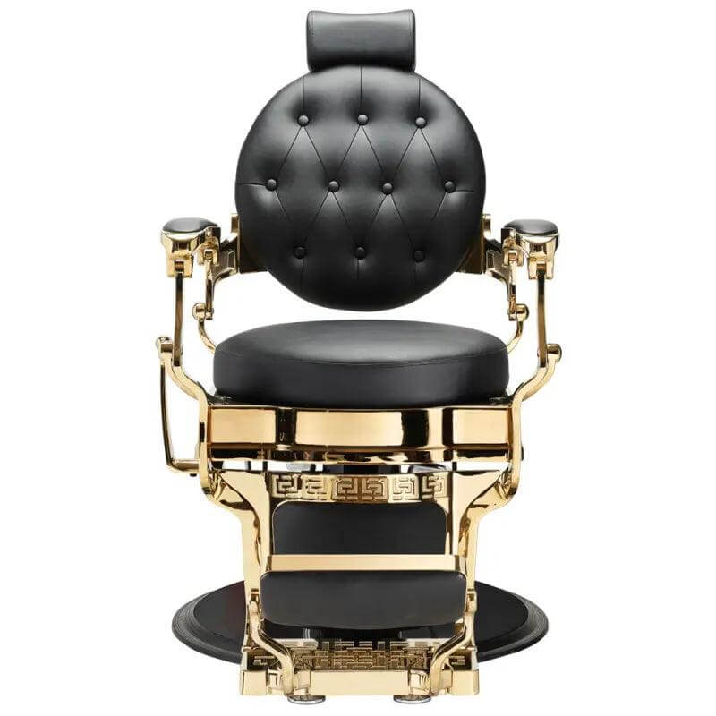 Fauteuil barbier >ROMEO-GOLD< SwissHairDesign