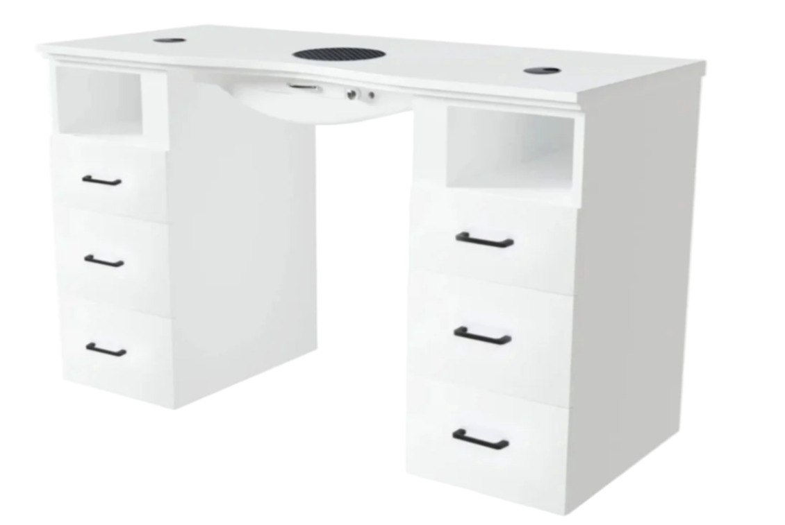 Table de manucure ›ANAPRE BLACK‹ Swisshairdesign