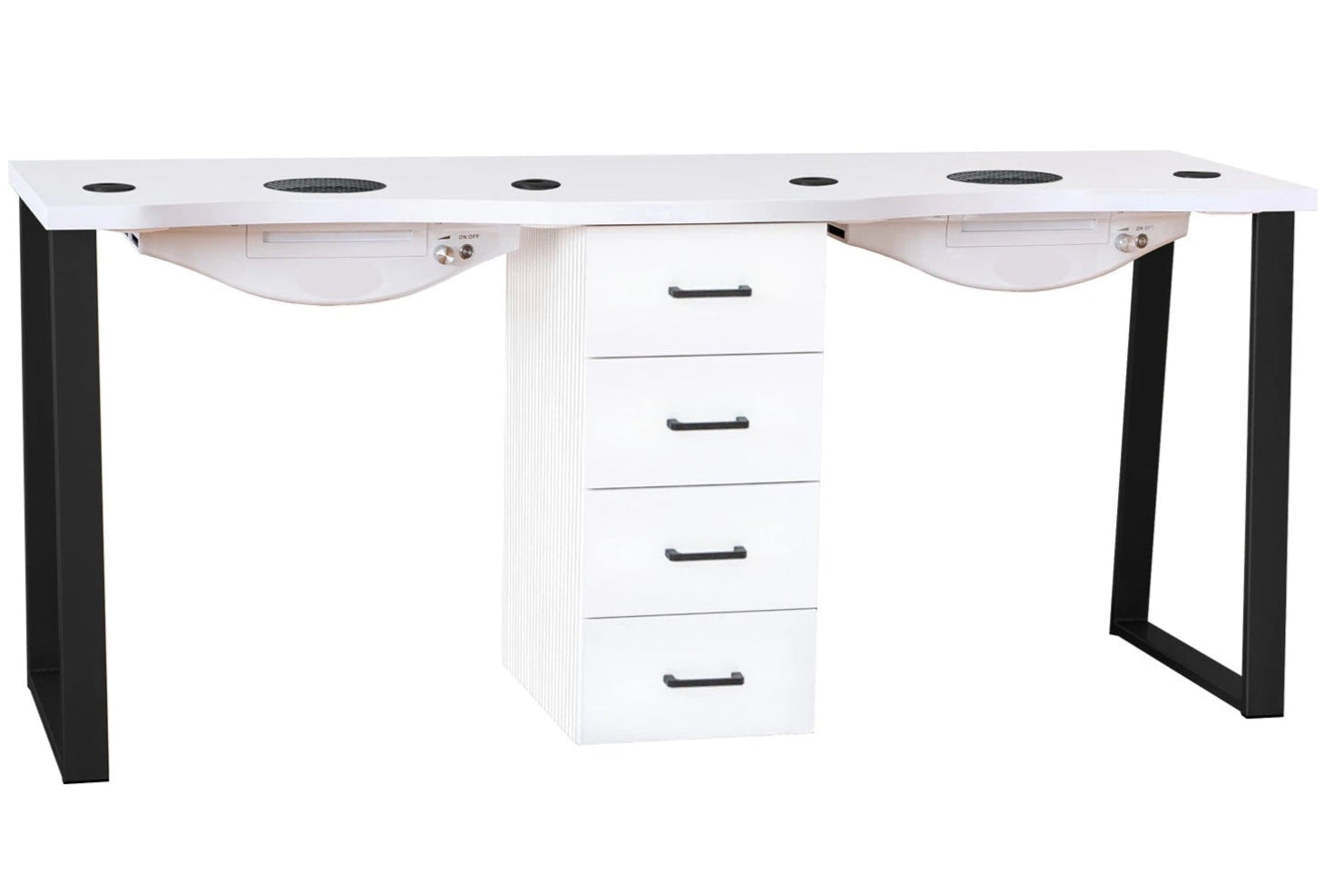 Table de manucure ›ANADUO BLACK‹ Swisshairdesign