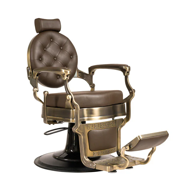 Fauteuil barbier >BUZZ BRONZE EDITION< Swisshairdesign