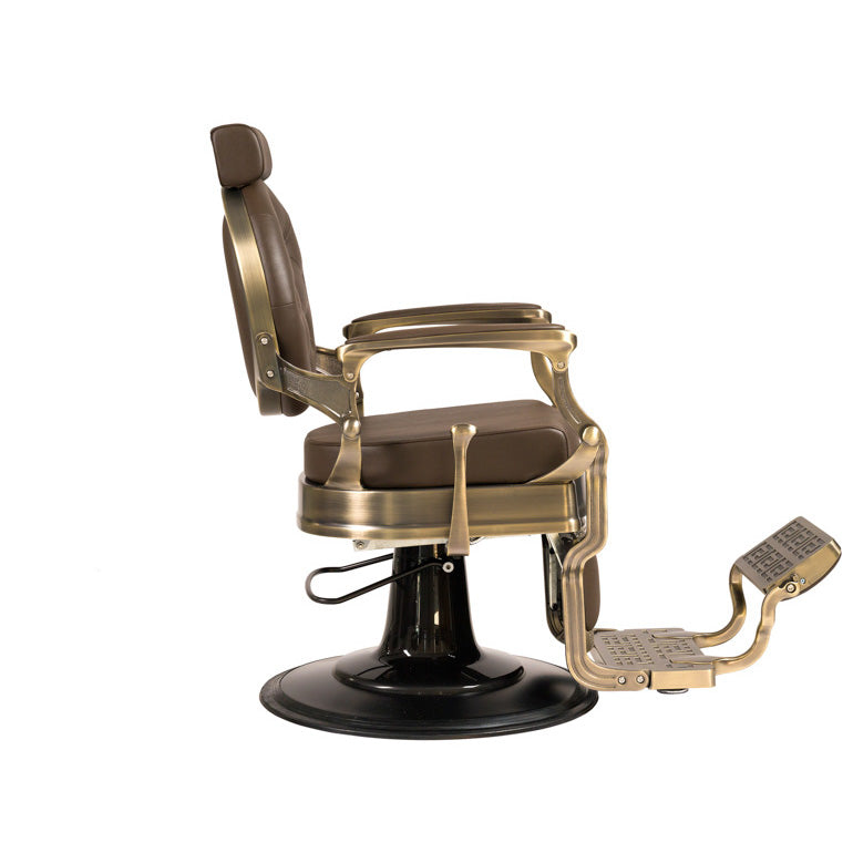 Fauteuil barbier >BUZZ BRONZE EDITION< Swisshairdesign