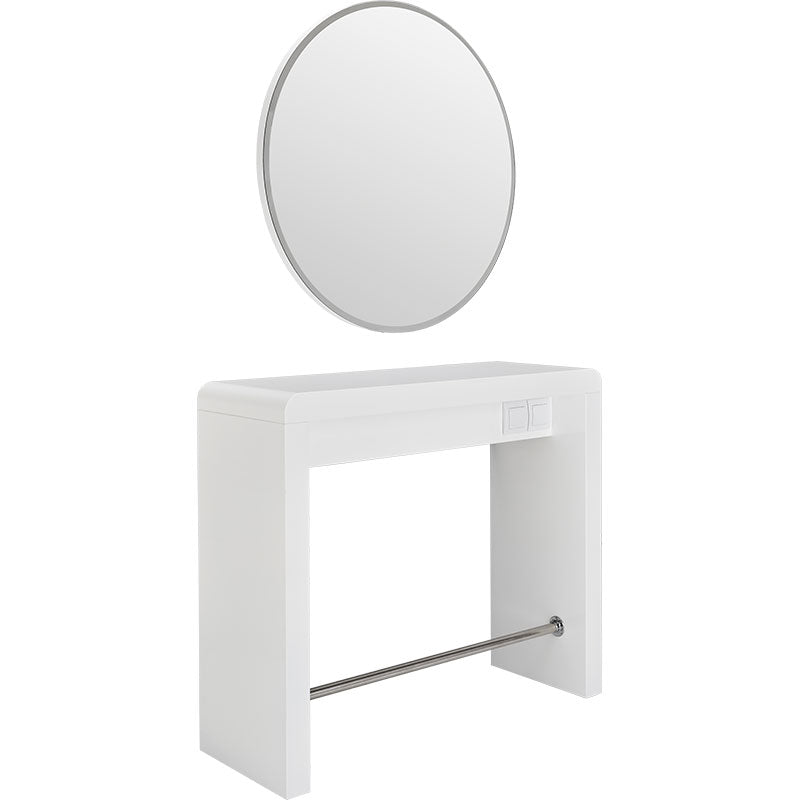 Coiffeuse >REFLECTION 1< miroir rond Swisshairdesign